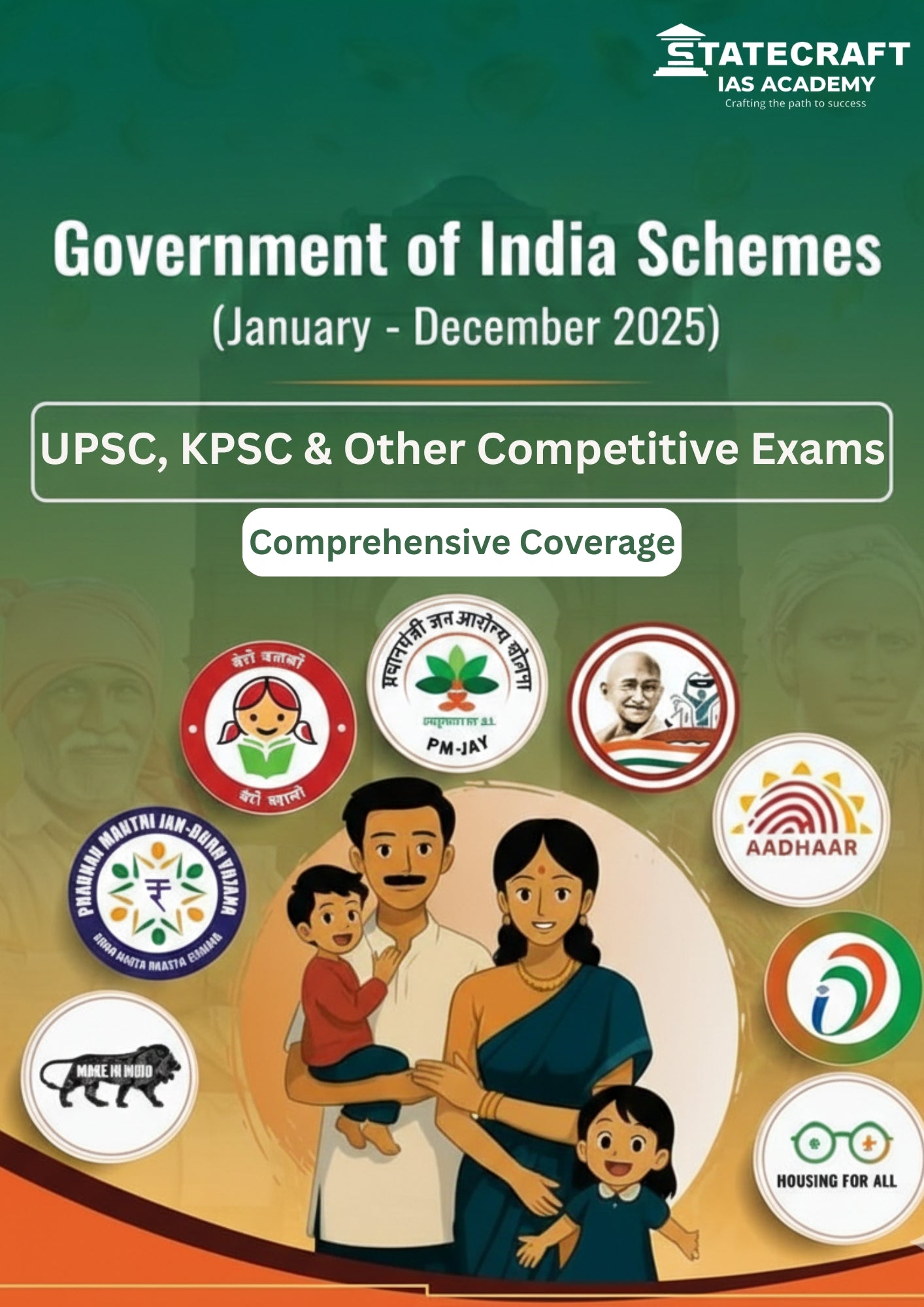 Government of India Schemes 2025 (Jan–Dec) – Comprehensive Coverage for UPSC, KPSC & All Competitive Exams