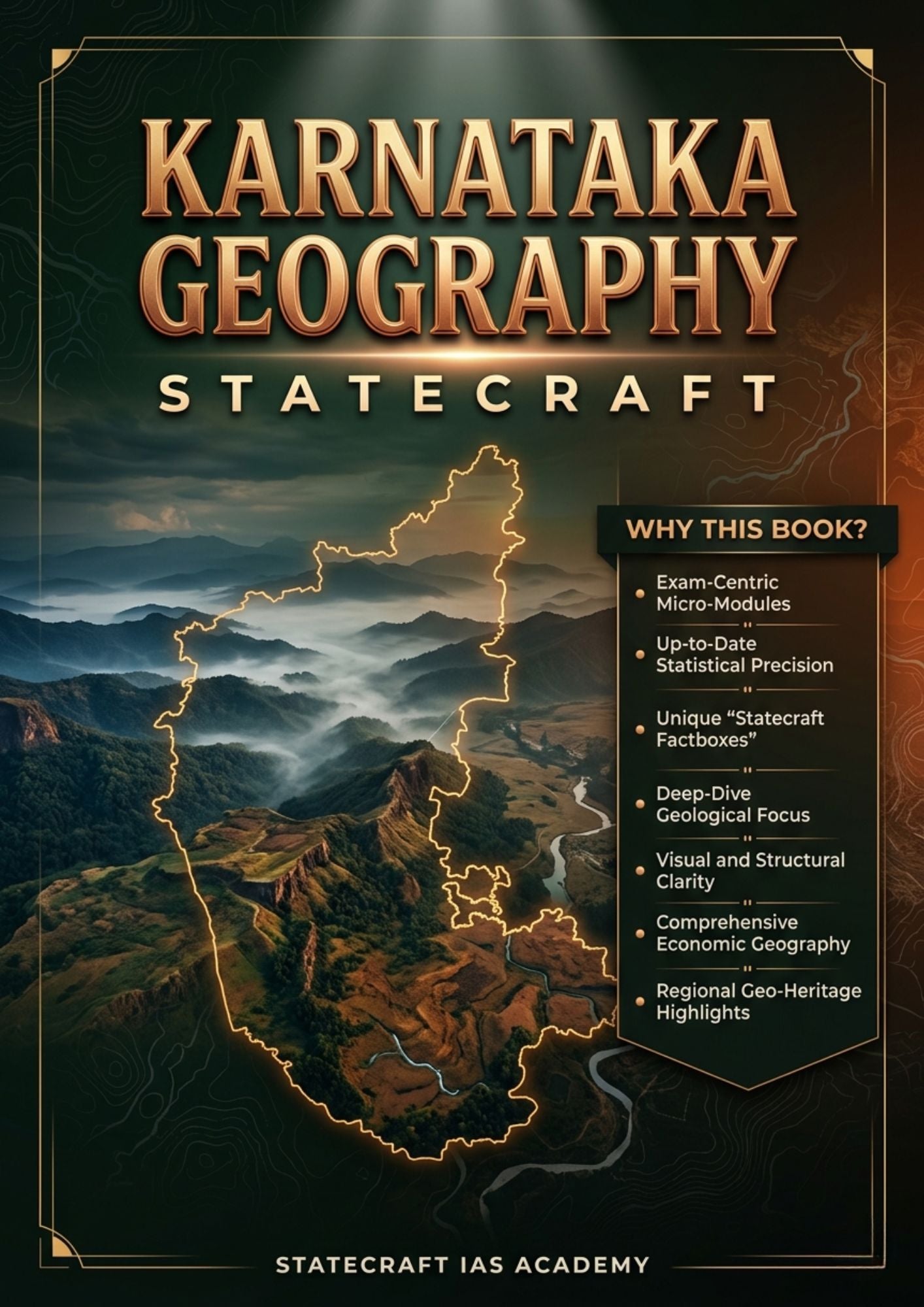 Karnataka Geography Complete Guide 2026 | Exam-Oriented Book for KPSC, KEA, FDA, SDA & Group-C by Statecraft IAS