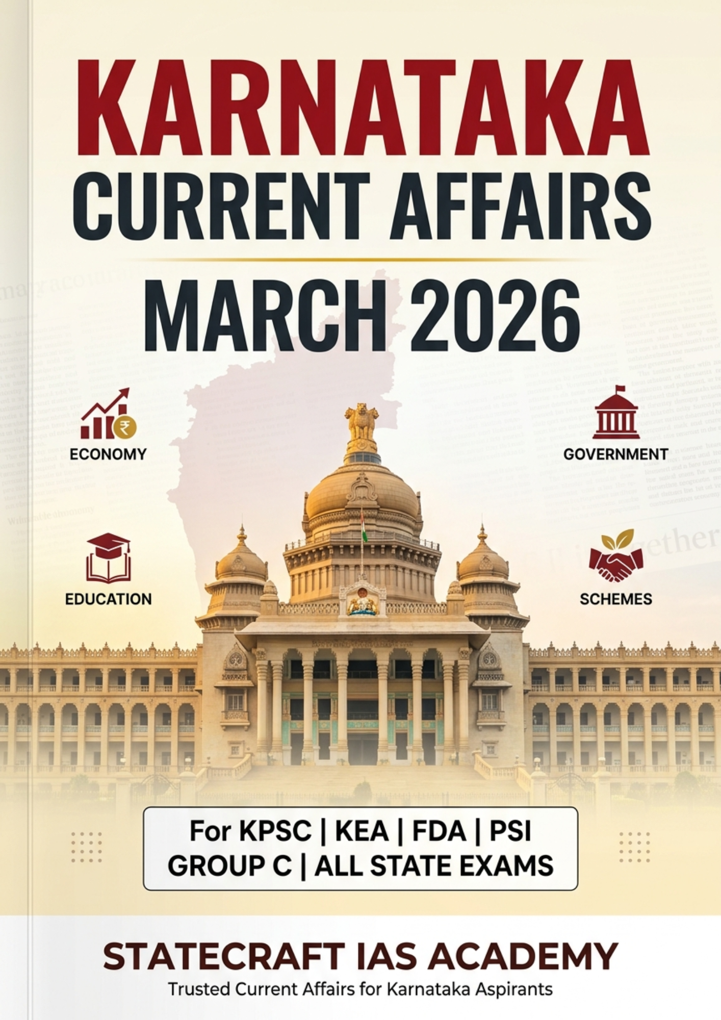 Karnataka Current Affairs March 2026 | Monthly Compilation for KPSC, KAS,KEA & Competitive Other State Level Exams
