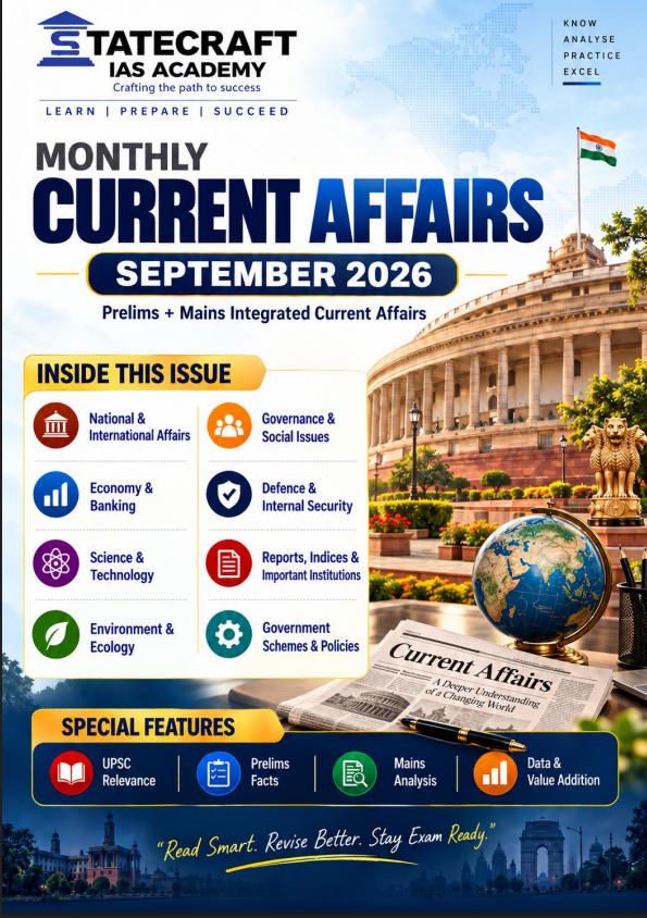National Current Affairs September 2026 | For UPSC, SSC, Banking & Defence Exam Notes | Complete Monthly Analysi