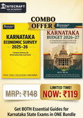 Karnataka Budget 2026–27 + Economic Survey 2025–26 Combo | Complete Guide for KPSC, KAS, FDA, SDA, PSI & All Karnataka State Exams