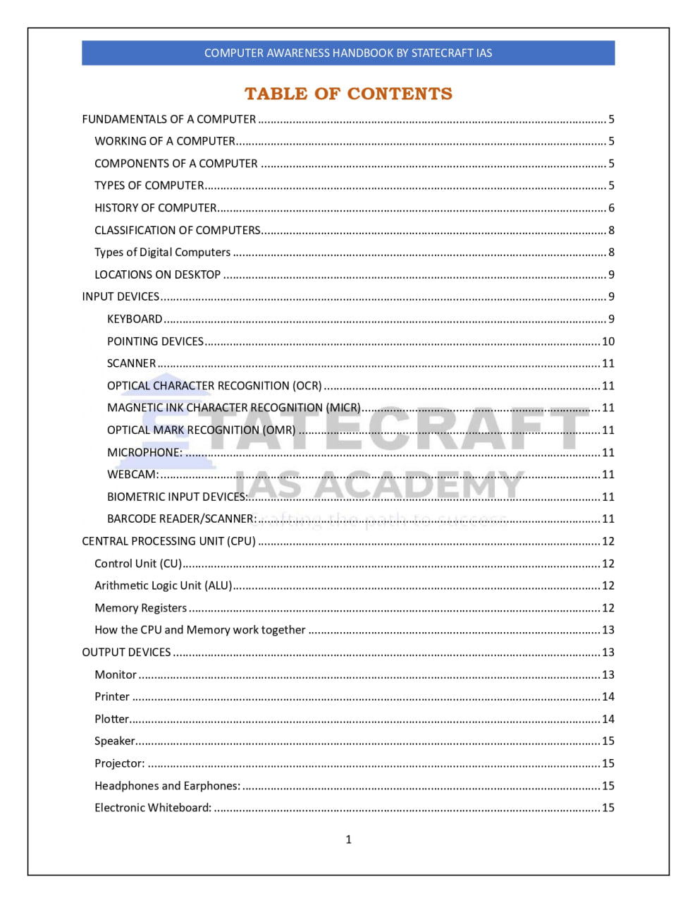 Computer Awareness Handbook with 1200+ PYQs for KPSC, KEA, Banking, SSC, UPSC & Railways | Complete Computer Preparation Guide